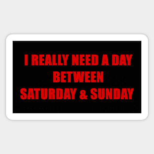 Saturday & Sunday Sticker